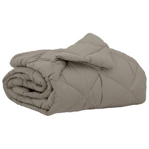 vidaXL Duvet Estivo 200 x 140 cm Estate 200 gsm Grigio chiaro