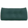 vidaXL Cuscino per Schiena Verde Scuro 100 x 24 x 50 cm Velluto