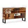 vidaXL Credenza in Legno Massello di Acacia 140x30x80 cm
