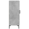 vidaXL Credenza Grigio Cemento 34,5x34x90 cm in Legno Multistrato