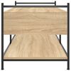 vidaXL Tavolino da Salotto Rovere Sonoma 99x50x50cm Legno Multistrato