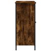 vidaXL Credenza Rovere Fumo 100x33x75 cm in Legno Multistrato