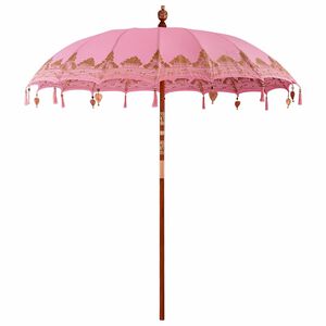 vidaXL Parasol Balinese Rosa 215 x 215 x 260 cm