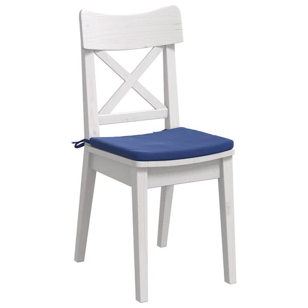 vidaXL Cuscini per Seduta 4 pcs Blu Polizia 40 x 40 x 3 cm Velluto