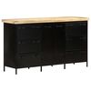 vidaXL Credenza 140x38x76 cm in Legno di Mango Grezzo