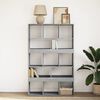 vidaXL Libreria Grigio Cemento 100x33x156,5 cm in Truciolato