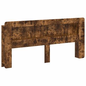 vidaXL Testata del letto Rovere Fumo Legno ingegnerizzato