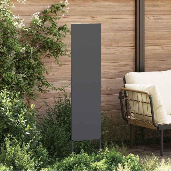 vidaXL Schermo per privacy in giardino Traforo Antracite 32 x 140 cm