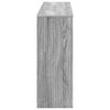 vidaXL Tavolo consolle Rigato Sonoma grigia 155 x 29 x 74 cm