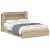 vidaXL Telaio del letto con storage Rovere Sonoma 150 x 200 cm