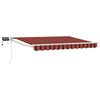 vidaXL Tenda retrattile manuale con LED 3,5 x 2 m
