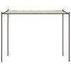 vidaXL Gazebo Bianco 3x3 m 180 g/m&sup2; Tessuto e Acciaio