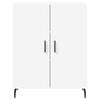 vidaXL Credenza Bianca 69,5x34x180 cm in Legno Multistrato