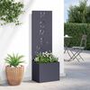 vidaXL Schermo per privacy in giardino Traforo Antracite 50 x 140 cm