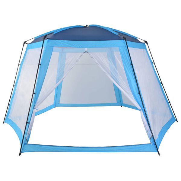 vidaXL Tenda per Piscina in Tessuto 500x433x250 cm Blu