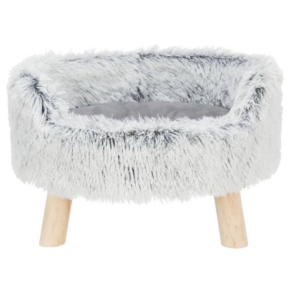 TRIXIE Divanetto Animali Domestici Harvey Rotondo 46x28 cm Bianco-Nero