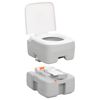 vidaXL Set Toilette da Campeggio Portatile e Tanica d'Acqua
