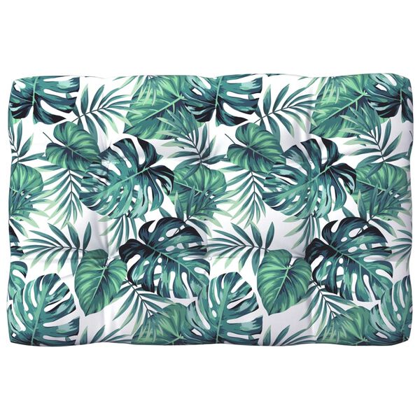 vidaXL Cuscini per Divano Pallet 7 pz Motivo a Foglie