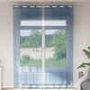 vidaXL Tende in Voile con Occhielli 2 pz Blu Reale