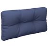 vidaXL Set Cuscini per Pallet Blu Marino 70x40x12 cm in Tessuto