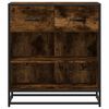 vidaXL Credenza Rovere Fumo 68x35x76 cm in Legno Multistrato