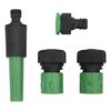 vidaXL Set Tubo da Giardino con Raccordi Verde 0,5" 20 m in PVC