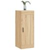 vidaXL Mobile a Parete Rovere Sonoma 34,5x34x90 cm Legno Multistrato