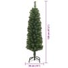vidaXL Albero di Natale artificiale con 150 LED Verde 120 cm
