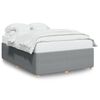 vidaXL Giroletto senza Materasso Grigio Chiaro 160x200 cm Tessuto