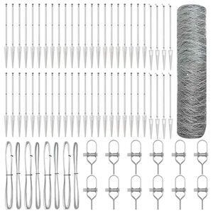 vidaXL Palo della recinzione Argento 100 x 0,5 m (maglia 36 mm)