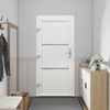 vidaXL Porta Frontale Bianco 108 x 208 cm PVC