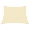 vidaXL Vela Parasole 160 g/m&sup2; Crema 4/5x3 m in HDPE