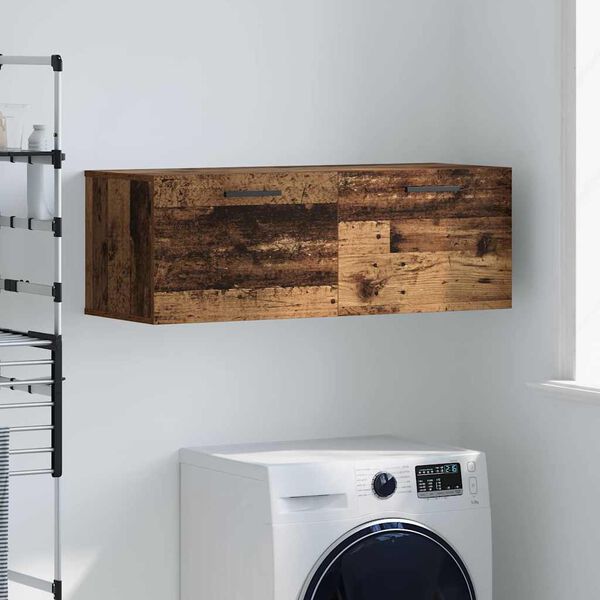 vidaXL Armadietto a muro Legno vecchio 100 x 36.5 x 35 cm