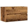 vidaXL Mobile Pensile da Bagno Legno Antico 80x38,5x45cm in Truciolato