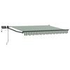 vidaXL Tenda retrattile manuale con LED 3,5 x 2,5 m
