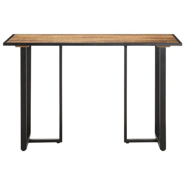 vidaXL Tavolo da Pranzo 120 cm in Legno Massello di Mango Grezzo