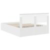 vidaXL Struttura del letto Bianco 150 x 200 cm Legno multistrato