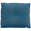 vidaXL Cuscino per Schiena Blu 60 x 50 cm Tessuto in Cords