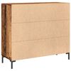 vidaXL Credenza Legno Antico 90x34x80 cm in Legno Multistrato