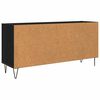 vidaXL Mobile TV Rovere Nero 103,5 x 30 x 50 cm Legno multistrato