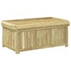 vidaXL Cassa per cuscini da esterno Legno di Pino Impregnato