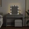 vidaXL Toeletta con LED Grigio Sonoma 100x40x130 cm