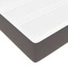 vidaXL Struttura letto con materasso con materasso 2 pcs Grigio PVC
