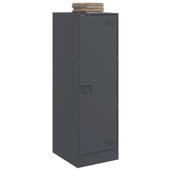 vidaXL Credenza Antracite 34,5x39x107 cm in Acciaio