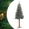 vidaXL Albero di Natale snodato Verde 180 cm