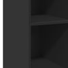 vidaXL Credenza Nera 30x41x93 cm in Legno Multistrato