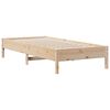 vidaXL Letto Libreria senza Materasso 90x190 cm Legno Massello Pino