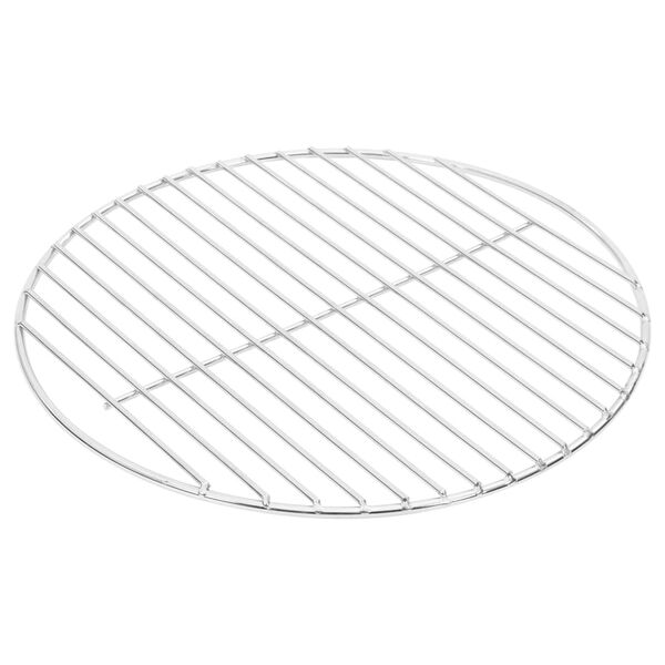 vidaXL Griglia per Barbecue Rotonda &Oslash;34,5 cm Acciaio Inossidabile 304