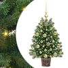 vidaXL Albero di Natale artificiale con 150 LED Verde 75 cm PE e PVC