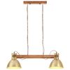 vidaXL Lampada a Sospensione Industriale 25 W Ottone 109 cm E27